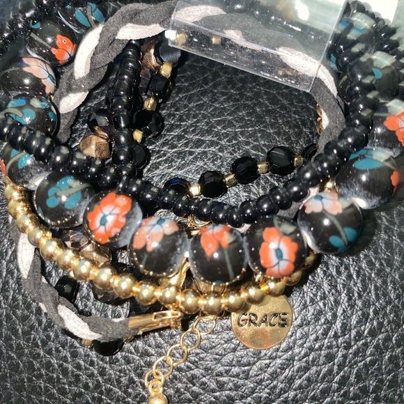 NWT GRACE MEATAL GRASS BEAD SET - Picture 5 of 5